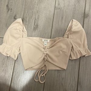 Crop top cream
